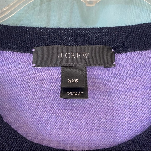 J Crew Merino Wool Striped Sweater Sz XXS - Picture 2 of 9